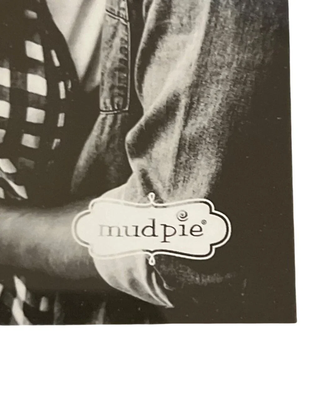 Mud Pie Our First House Hinged Wooden 4x6 Double Photo Frame Housewarming Used